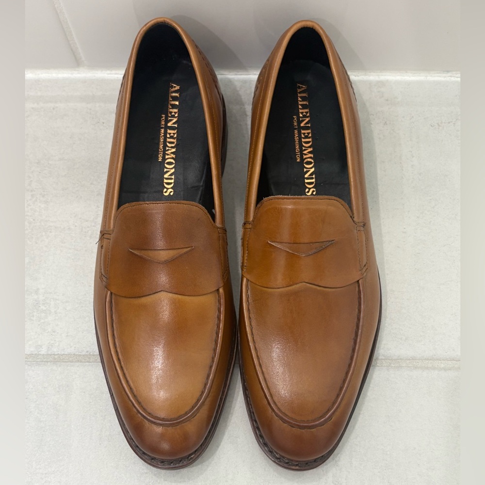 NEW Allen Edmonds Men's Mercer Leather Loafers Size 10.5 D